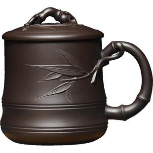 宜兴紫砂杯纯手工正品小号大容量男士女带盖过滤茶具办公泡茶杯子