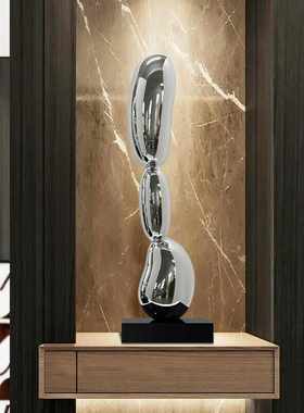 客厅玄关抽象树脂雕塑摆件酒店大堂楼梯过道样板间装饰艺术品