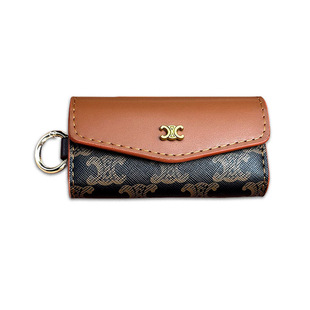 大容量男女款式多功能皮锁匙包牛皮配皮汽车钥匙包遥控收纳包挂扣