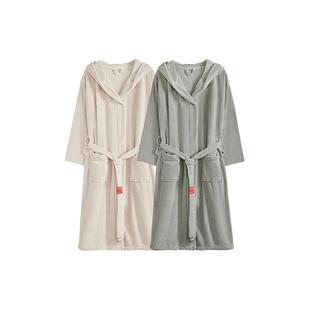 三利浴袍男吸水速干冬成人浴巾酒店浴衣情侣可穿睡袍长款a类毛巾