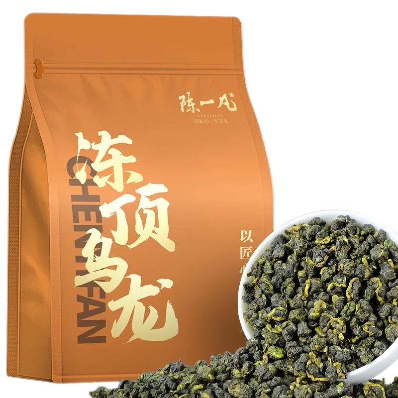 陈一凡冻顶乌龙茶叶新茶特级正宗台湾原产浓香型高山乌龙可冷泡茶