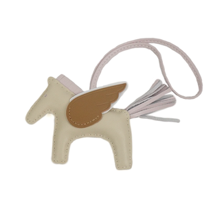 适用于爱马仕包包小马挂件真皮小飞马挂饰h家伊芙琳汽车车载吊饰