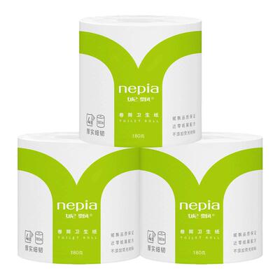 妮飘4层加厚棉韧有芯卷纸