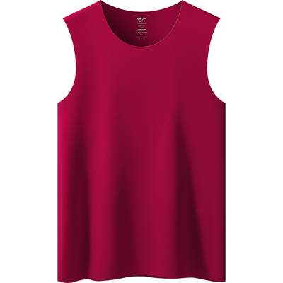 七匹狼保暖背心男德绒本命年红色