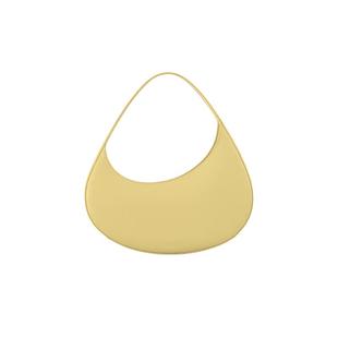 alloy乐几真皮潮流百搭单肩手提腋下花瓣包轻奢质感小众半月包