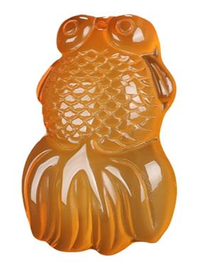 冰种玛瑙金玉满堂年年有余吊坠