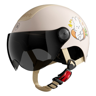 爱玛3c认证儿童头盔电动车男女孩3岁6到12岁夏季超轻便宝宝安全帽