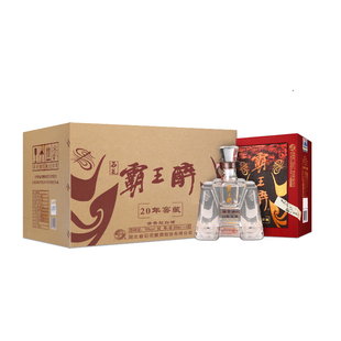 【正品保真】霸王醉品鉴70度陈酿清香型高度原浆白酒250mL*6整箱