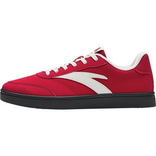 安踏活力薄底鞋女鞋2026夏季新款低帮红色德训鞋板鞋官方运动鞋女