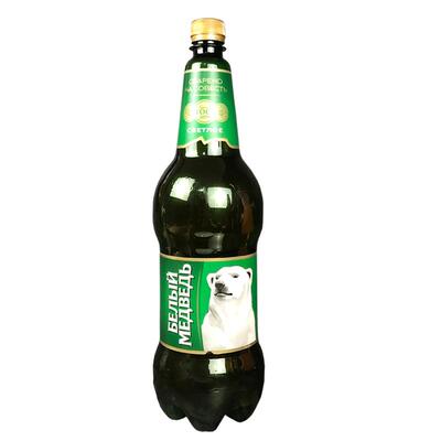 整箱俄罗斯进口大熊啤酒1.5L