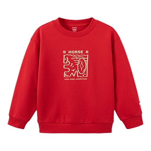 【中国国家博物馆IP商场同款】森马儿童卫衣2026新春国博联名男童