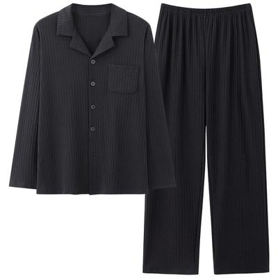 猫人男士睡衣长袖2025新款春秋季