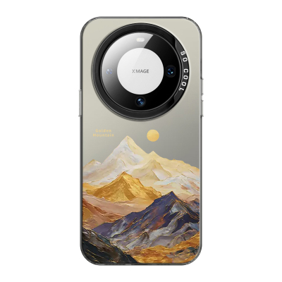 适用oppofind系列手机壳日照金山