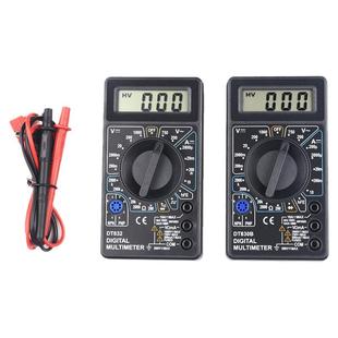 DT830B数字万用表DT832万能表套装测电压电阻二/三极管带电池表笔