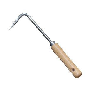 盆景根钩单爪根钩不锈钢松土钩盆栽养护取根器拔草器花盆松土工具