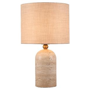 后现代天然黄洞石台灯落地灯样板间别墅酒店家用卧室床头轻奢台灯