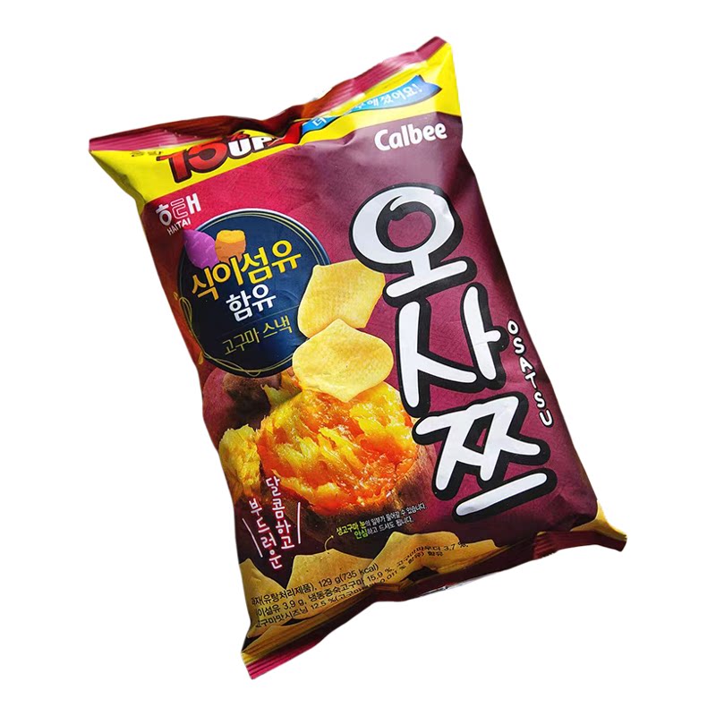 韩国进口海太红薯脆片网红零食