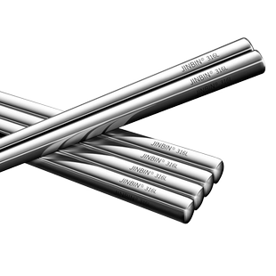 德国304不锈钢筷子家用防滑高档新款316抗菌快子金属银铁一人一筷