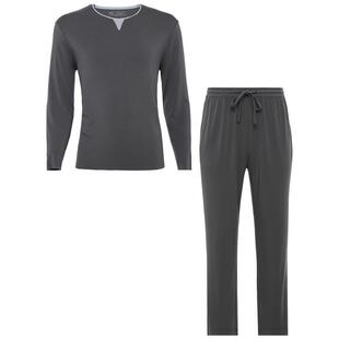 爱慕先生24秋冬奶皮睡眠衣男舒适长袖长裤家居服睡衣套装NS43L421