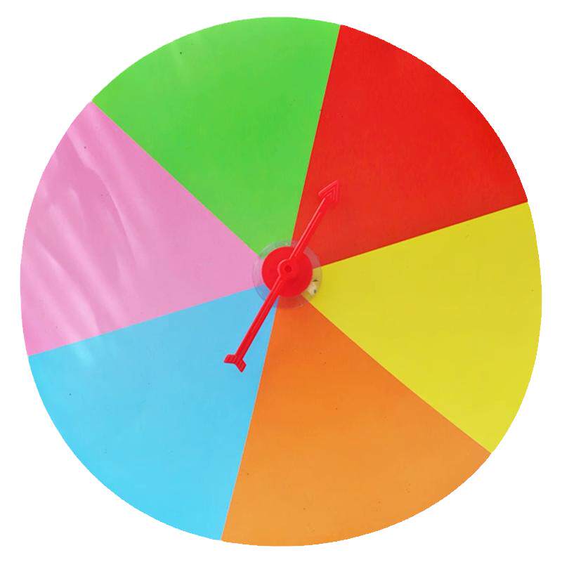 彩虹磁力转盘抽签道具磁性贴可擦写公开课幼儿园课堂早教互动教具