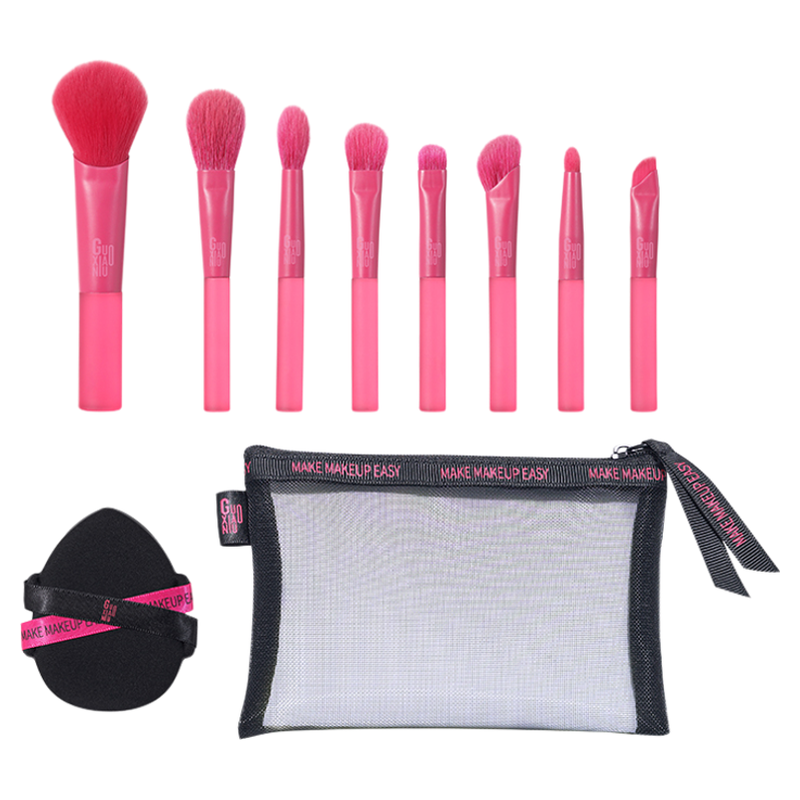 郭小妞玫玫化妆刷套装刷眼影刷散粉刀锋初学者全套刷子旅行便携