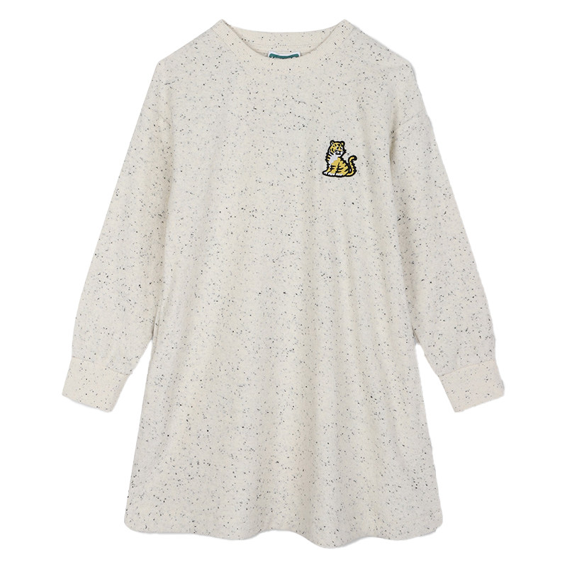 【季末特惠】 KENZO KIDS童装女童休闲圆领连衣裙K60780