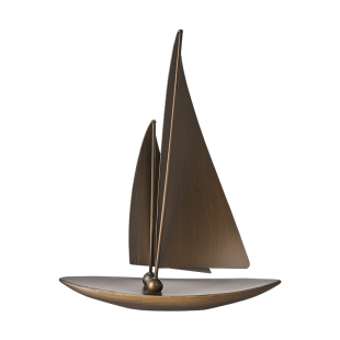 北欧复古一帆风顺帆船摆件客厅酒柜电视柜办公室装饰品开业礼物