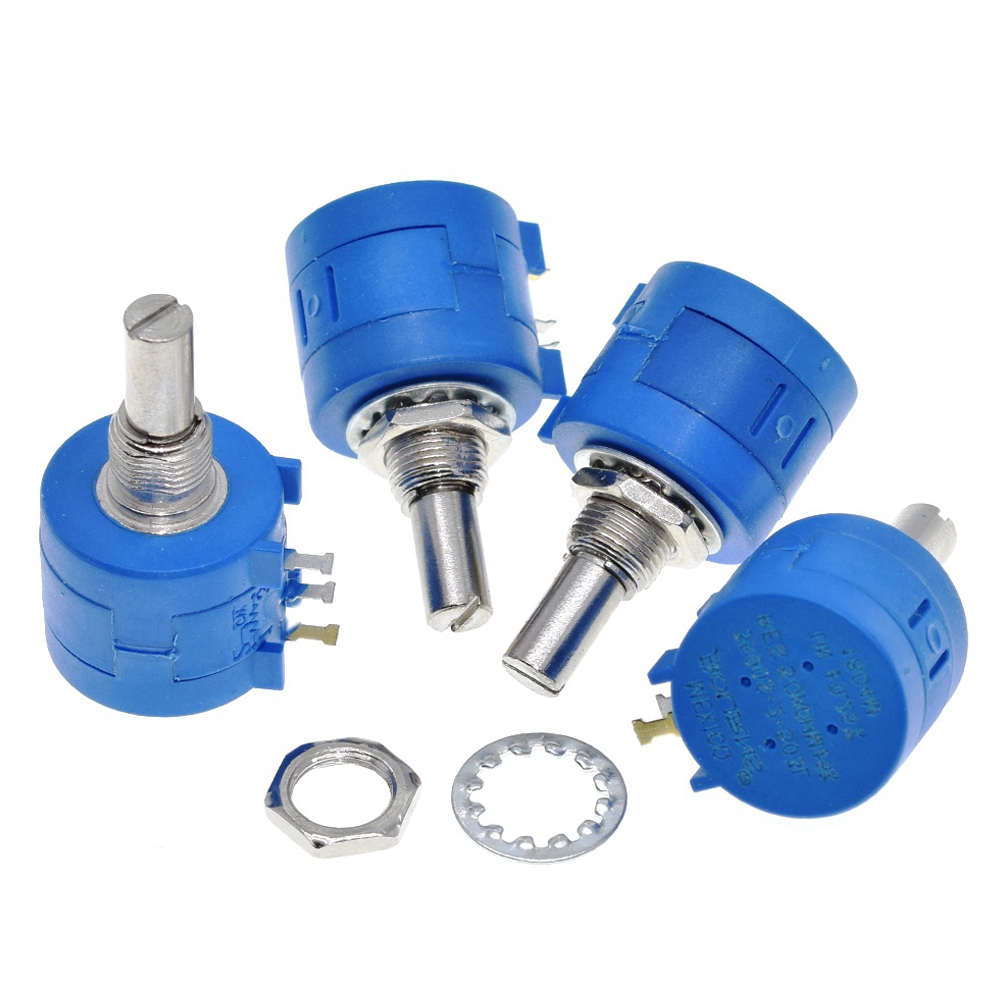 精密多圈绕线电位器3590S-2-103L 502L 104L 1K5K10K100K刻度旋钮