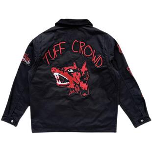 Tuff Crowd Millennium Tor Jacket 狗头刺绣拼接拉链外套夹克
