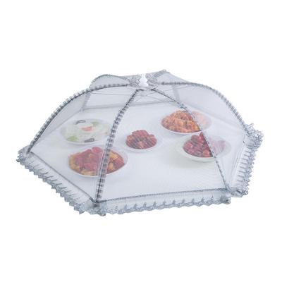 饭菜罩子盖菜罩可折叠餐桌罩防苍蝇饭罩神器家用防尘罩伞剩菜防蚊