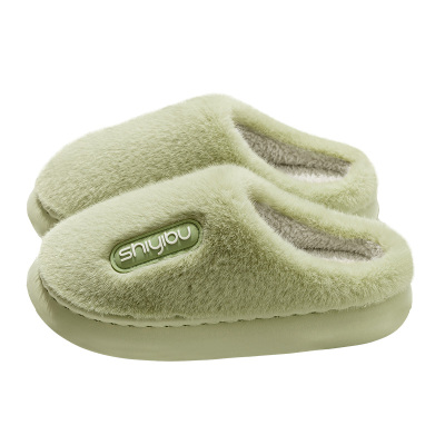 毛毛绒家用棉拖鞋女士秋冬季新款