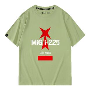 机战动漫强袭魔女萨妮娅MiGi225同款cos短袖t恤男女夏季上衣服潮