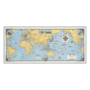 第二次世界大战地图二战海报Total World Battle Map全面战争墙画