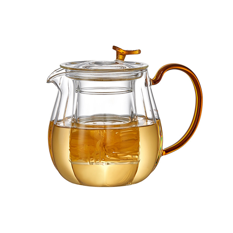 北大史加厚玻璃泡茶壶北大史