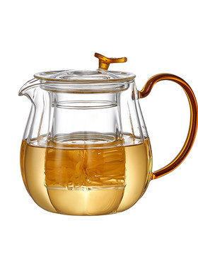 北大史加厚玻璃泡茶壶北大史