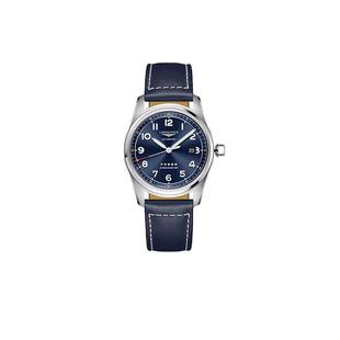 【自营】瑞士浪琴Longines先行者自动机械真皮男表天文台认证手表