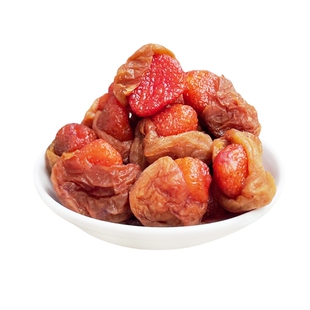 梅有草莓青梅夹草莓酸甜无核夹心话梅饼梅子蜜饯果脯果干网红零食