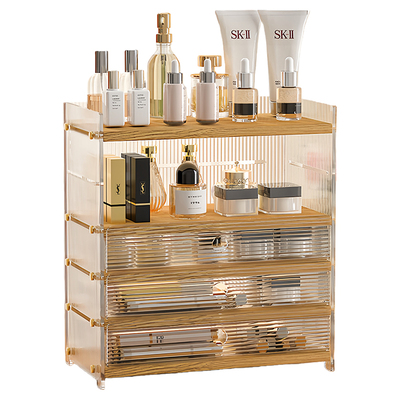 亚克力桌面收纳盒书桌置物架书架