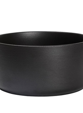 瓷牌茗纯色中式茶洗缸