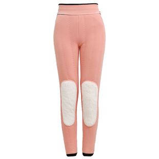 羊毛蚕丝棉裤女外穿东北特厚打底裤羊羔绒大码护膝妈妈保暖裤子冬