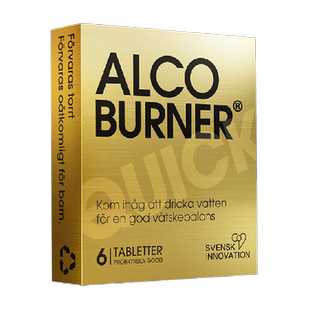 瑞典Alcoburner爱科博纳燃酒灵快速醒酒解醉酒糖防醉益生菌解醉酶