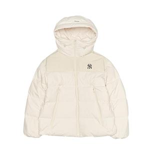 MLB官方 男女情侣韩系防水防泼水连帽羽绒服鸭绒25冬季新款DJB21