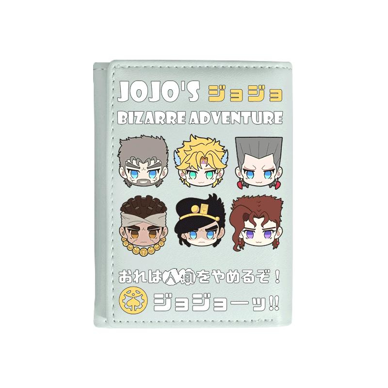 JOJO女款轻薄多卡位短款折叠钱包