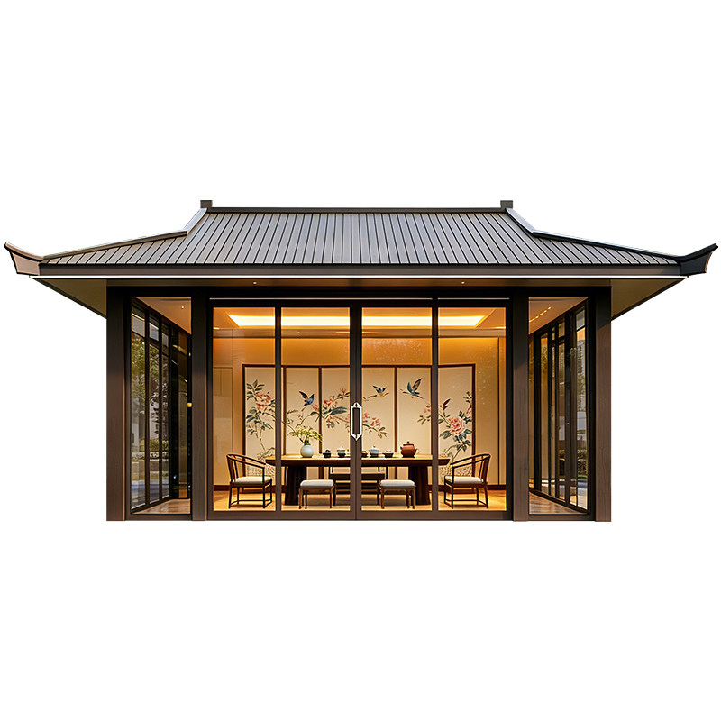铝合金凉亭定制佛山展厅已装样板