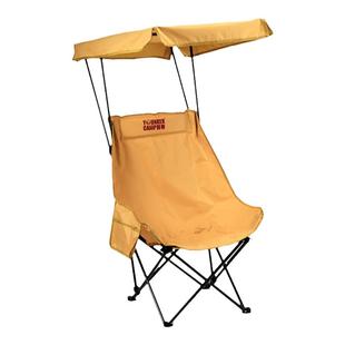 营客户外钓鱼露营折叠椅遮阳顶棚带伞防晒便携式靠背沙滩椅子装备