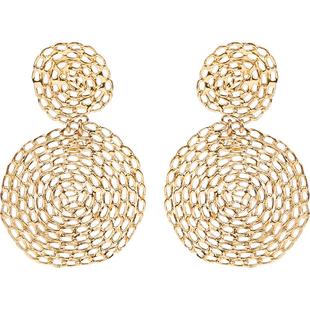 【明星同款】GASBIJOUX珈思缪斯耳环镀金镂空耳钉高级感简单大方