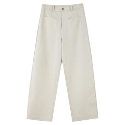 高腰小个子天丝棉通勤阔腿休闲裤