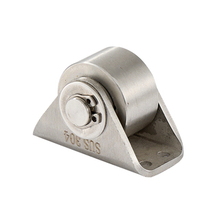 304不锈钢小型轴承滑轮微型导向轮小号尼龙轮橱柜机械移动定滑轮