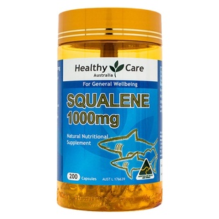 澳洲Healthy Care深海鲛鲨烯角鲨烯软胶囊成人 200粒米雪高