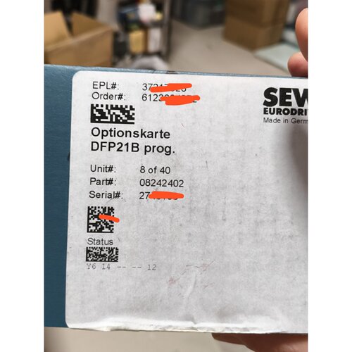 【议价-可维修】SEW 模块 DFP21B/二手均有货